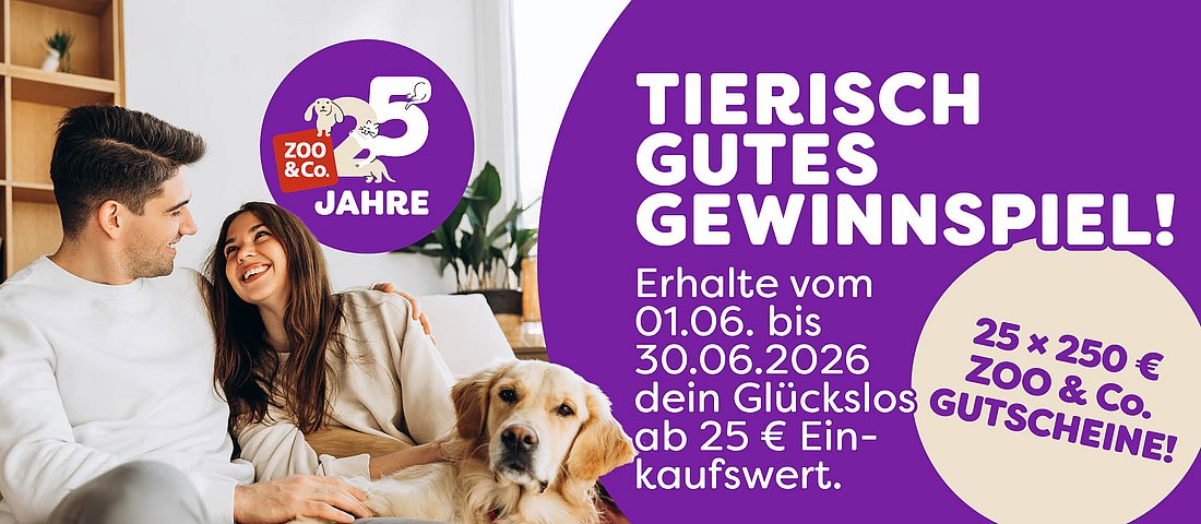 Entdecke das Gewinnspiel bei ZOO & Co.